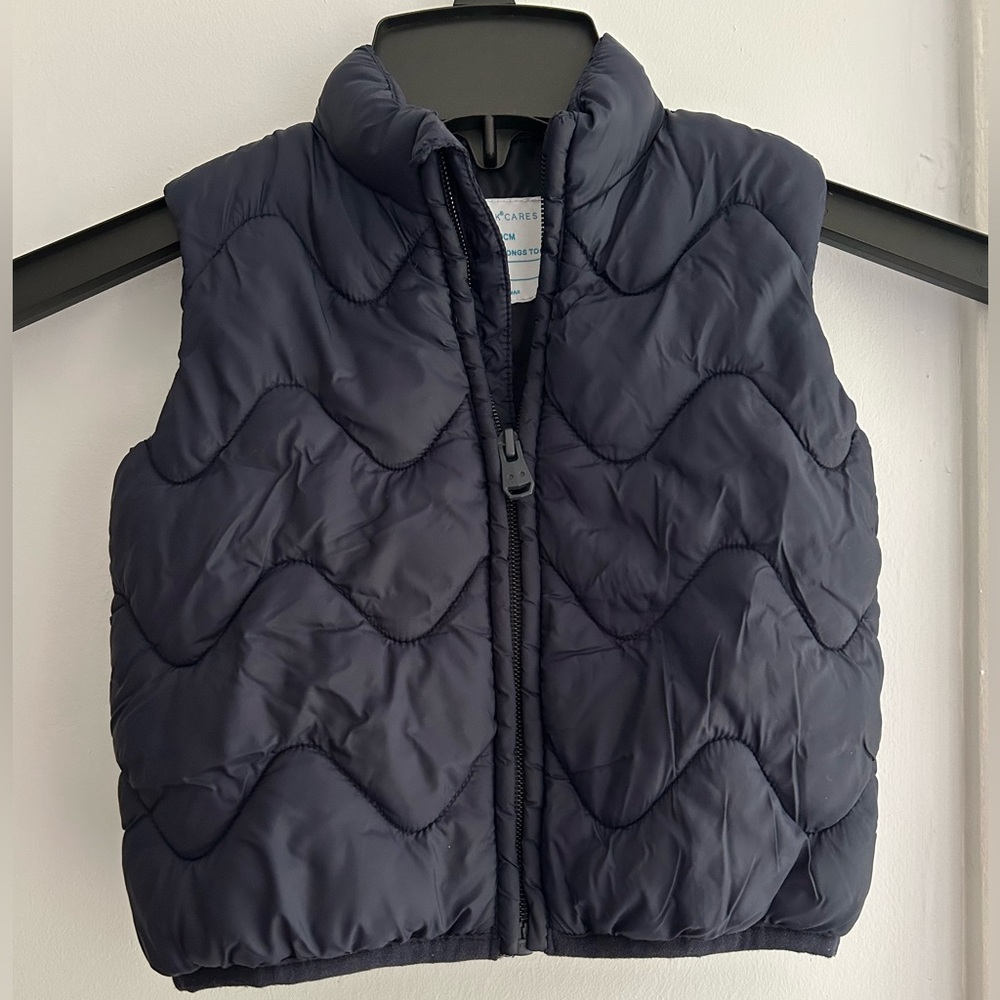Primark Navy Puffer Vest